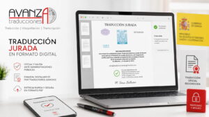 traducción jurada en formato digital